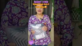 Black Crushed Silk Saree with Blouse 😍 Rich Look on Budget | Trending Saree #trendingshorts #shorts