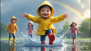 🌧️ Puddle Jumping Song 🎵 | USA LOLY KIDS Nursery Rhymes & Kids Songs 🎶