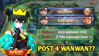 DO NOT UNDER ESTIMATE WANWAN MID LANE!! ( EASY SAVAGE )  -King Wanwan