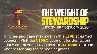 Sun. Jan 18 2026 || Sunday Meeting || Ita Udoh || God's Lighthouse
