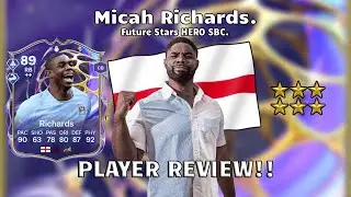 ⭐🧱 89 Rated Micah Richards Player Review! Future Stars HERO SBC.!🧱⭐ FC 26 Ultimate Team.