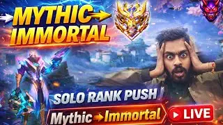 🔴 LIVE SOLO GRIND 🔥 Mythic → Immortal | Rank Push | Carry or Lose 😤| GOD NOYI VELOCITY