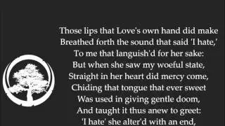 The Buzz 154 Project: Shakespeare's Sonnet #145
