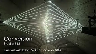 Laser Art Install:  Conversion by Studio 512
