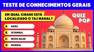 Quiz de Conhecimentos Gerais 7 | 20 perguntas sobre conhecimentos diversos