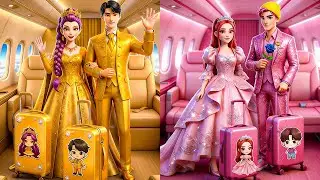 Golden Family VS Pink Family in a Cursed MYTHIC AIRPLANE 😨✈️ | KPOP Demon Hunters