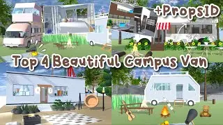 Топ-4 красивых кампусных фургона + реквизит Эстетика 💐✨: Sakura School Simulator