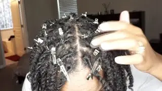 Starter Locs 3 Week Update| First Wash & Retwist| Two Strand Twist