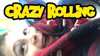 CRAZY ROLLING IN AN INFLATABLE HAMSTER WHEEL FOR HUMANS