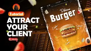 How to attract your client ? | Delicious Burger Aftereffects Tutorial #tutorial #aftereffects