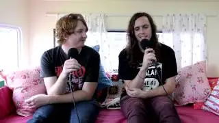 DZ Deathrays Interview at the Big Day Out Melbourne (2014)