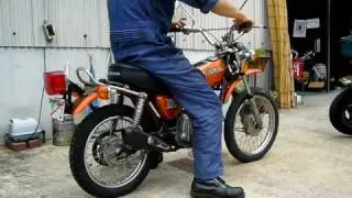 希少車！！　HONDA XL70の走行-1