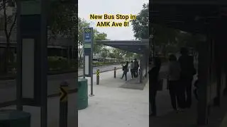 New Bus Stop design along Ang Mo Kio Ave 8!
