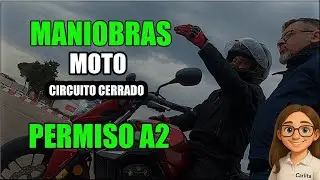 👉 Maniobras Moto 🏍️ (Circuito Cerrado) &ndash; Permiso A2 📘 Explicado