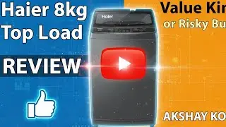 haier washing machine | top load washing machine | how to use haier washing machine 8kg