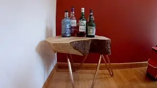 Using logs you find? Making a simple log table with copper legs