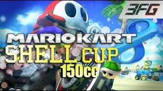 Mario Kart 8 Gameplay 1080p - Shell Cup 150cc - 3FG