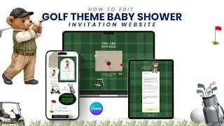 Editable New to Club Baby Shower Invitation Website Template with RSVP | Edit & Customize In Canva