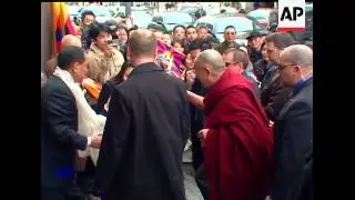 Dalai Lama arrives in Washington for talks with President Barack Obama.