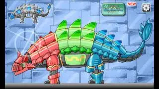 Combine! Dino Robot - Knight Ankylo (Flash Game)