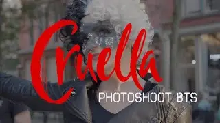 Cruella de Vil Cosplay Photoshoot Behind the Scenes
