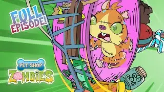Rock & Wheel 🧠 Pet Shop Zombies 🧟&zwj;♀️ Full Episode 🛒 Zombie Pets Animated Series for Kids