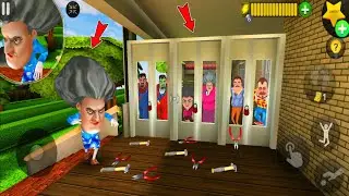 All Characters Trapped! Can I Rescue Them? 😳 Scary Teacher 3D