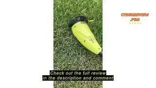 Review Sun Joe 24V-GT10-LTE 24-Volt 10-Inch Cordless Lightweight Stringless Grass Trimmer, Adjustabl