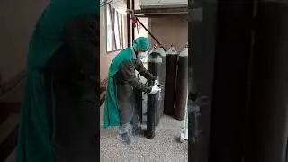 How to fix flow meter in O2 cylinder