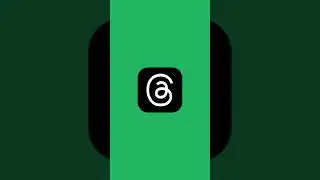 Instagram threads logo green screen background #humloart