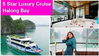 Halong Bay Cruise|Luxury La Casta Day Cruise|Was this $80 cruise worth it??|India to Vietnam Ep-3