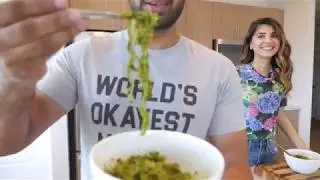 Spicy Miso Pesto Ramen (Vegetarian Friendly)