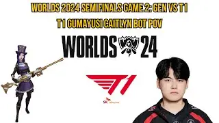 Worlds 2024 Grand Finals Game 1: T1 vs BLG | T1 Gumayusi Caitlyn Bot POV
