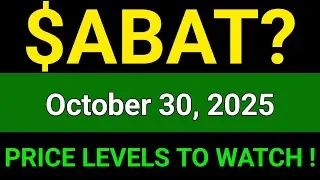 ABAT Stock (American Battery Technology Company) ABAT Stock Technical Analysis | October 30, 2025 