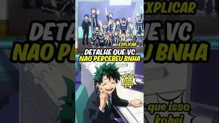 🐸👟 Detalhe que voc&ecirc; n&atilde;o percebeu em Boku no Hero