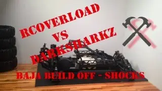 Baja Build Off - RCOVERLOAD VS DARKSHARKZ - HPI Baja Kraken Build Series - PT2 Shocks