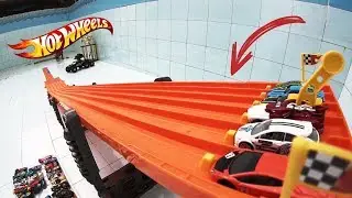 Hot Wheels Track Race in Swimming pool - Toys for Kids #03