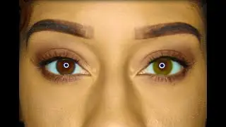 Topsface green contacts on brown eyes | topsface.com