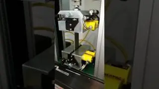 Tensile Test on 90mm Webbing using a Tinius Olsen 50ST Material Testing Machine with Hydraulic Grips