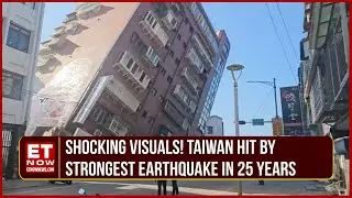Shocking Visuals! Taiwan Hit By Biggest Earthquake In 25 Years | Buildings Collapse | Tsunami Alert