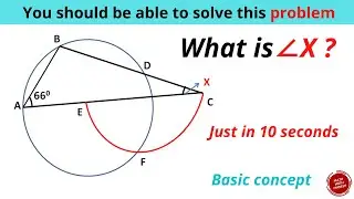 what is &ang;X | Easy but tricky question | Geometry