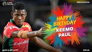 HAPPY BIRTHDAY KEEMO PAUL | #CPL20 #HappyBirthday #BiggestPartyInSport