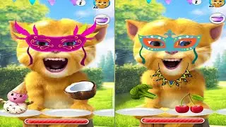 talking ginger funny video | talking ginger gameplay | talking ginger cat eating food|ginger effects