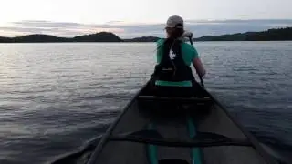 Lac poisson blanc, swift carbon canoe !
