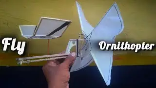😀Test Flying Ornithopter Rubber Powered 😀