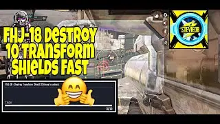 FHJ-18: быстрое уничтожение 10 щитов трансформации | Руководство по прохождению камуфляжа Splinter Gold & Damascus | CODM