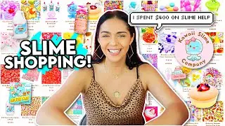 SHOPPING FOR SLIME SUPPLIES AT KAWAII SLIME COMPANY STORE!!! *buying everything*