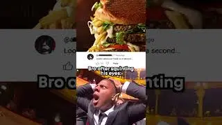 Bro&rsquo;s food is trying to tell him something 💀 #meme #memes #ishowspeed #burger