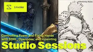 Controlling Poses and Fixing Hands with SDXL, OpenPose ControlNet, and Inpainting