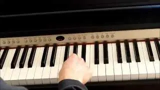 Le&ccedil;on de piano : Gamme de Fa majeur